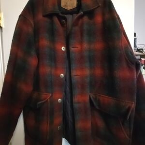 Men's Plaid Wool Jacket